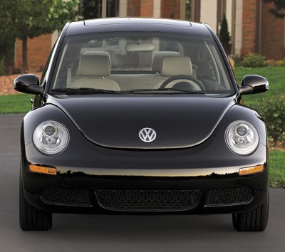 2009 New Beetle -- definitely not an aggressive face. Photo courtesy Volkswagen of American, Inc.