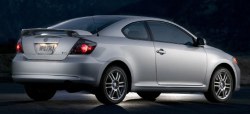 2009 Scion tC (rear view).