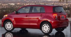 2009 Scion xD (rear side view)