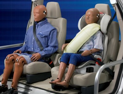 Inflatable seat belt. Photo: Ford Motor Company