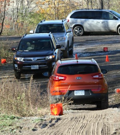 2011 crossovers (CUVs) are tested back to back under the same conditions on the same day in AJAC's TestFest to select the best new model of the year.