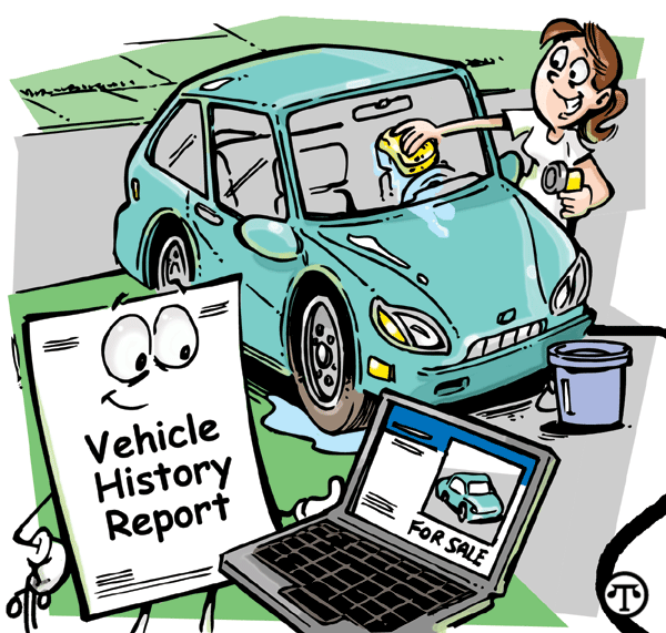 A vehicle history report can help you sell your car.