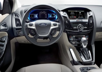 2012 Ford Fusion Electric (interior view).