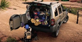 2005 Jeep Liberty cargo capacity