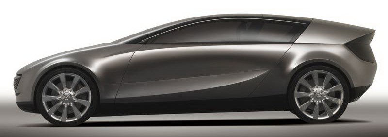 Mazda Senku concept features a rotary engine.