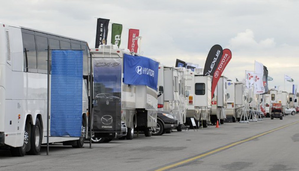 A look at Manufacturer's Row during TestFest 2008. Photo courtesy AJAC/Arne Glassbourg.