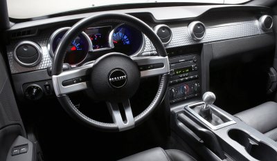 2008 Mustang Bullitt interior view.