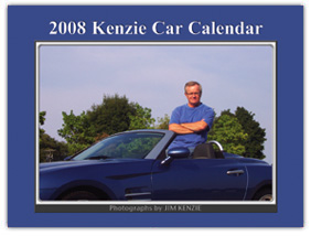 2008 Kenzie Car Calendar features photos of 13 exotic convertibles.