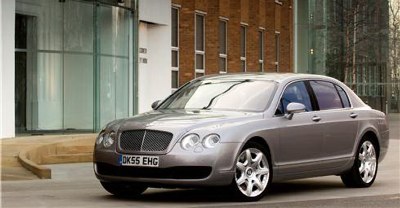 Photo shows the 2007 Bentley Continental Flying Spur. The design has been updated for the 2009 model year.