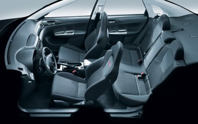 2009 Subaru WRX 265 interior.